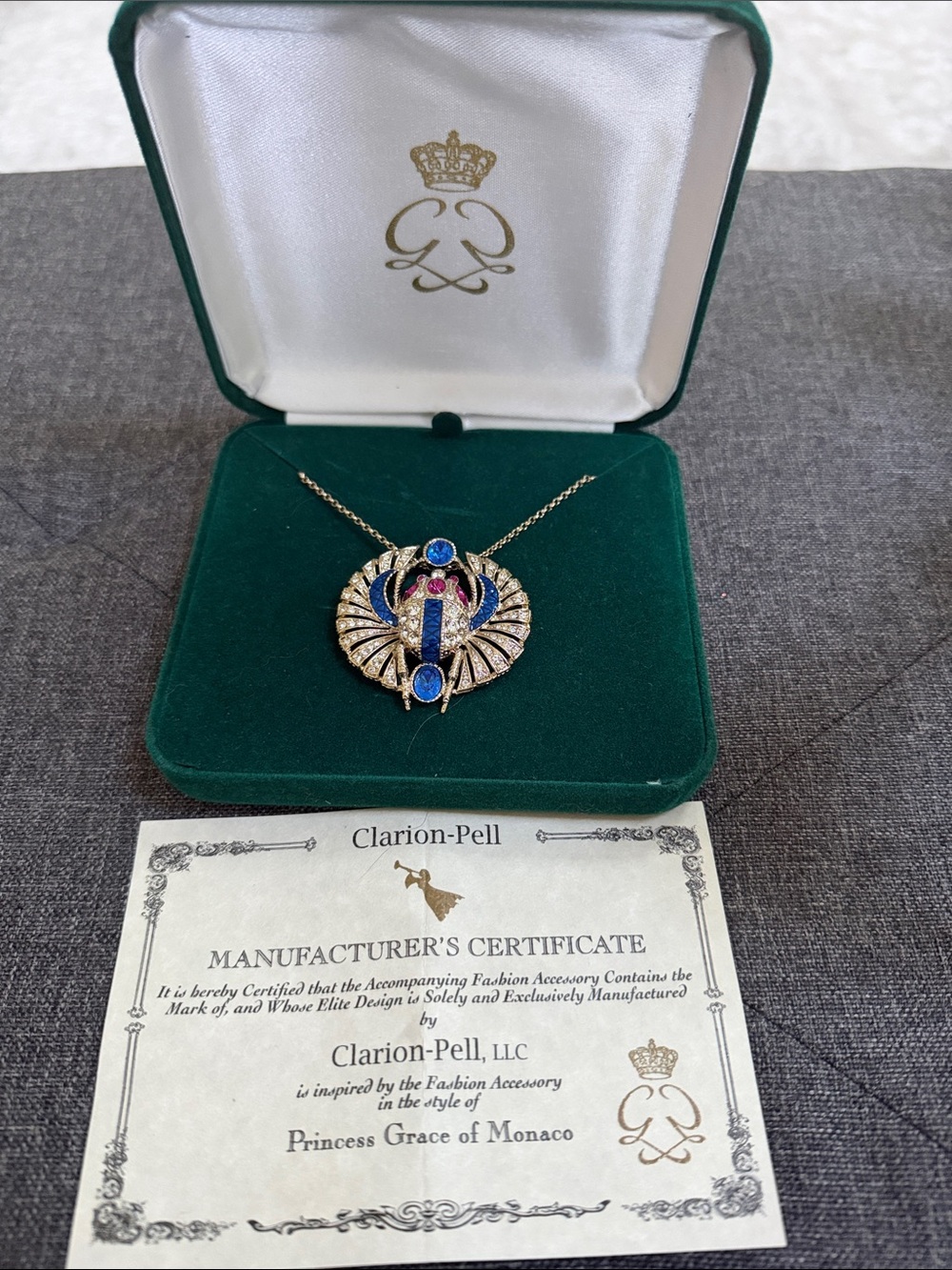 Clarion-Pell “Princess Grace of Monaco Collection” brooch/pendant.